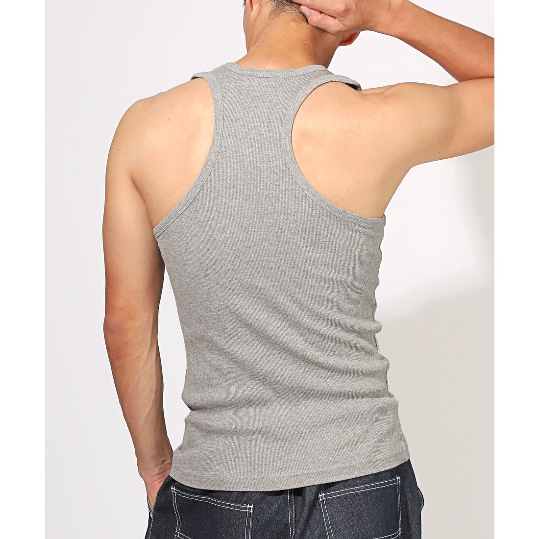 ラグスタイル LUXSTYLE グレコタンクトップ/タンクトップ メンズ 夏