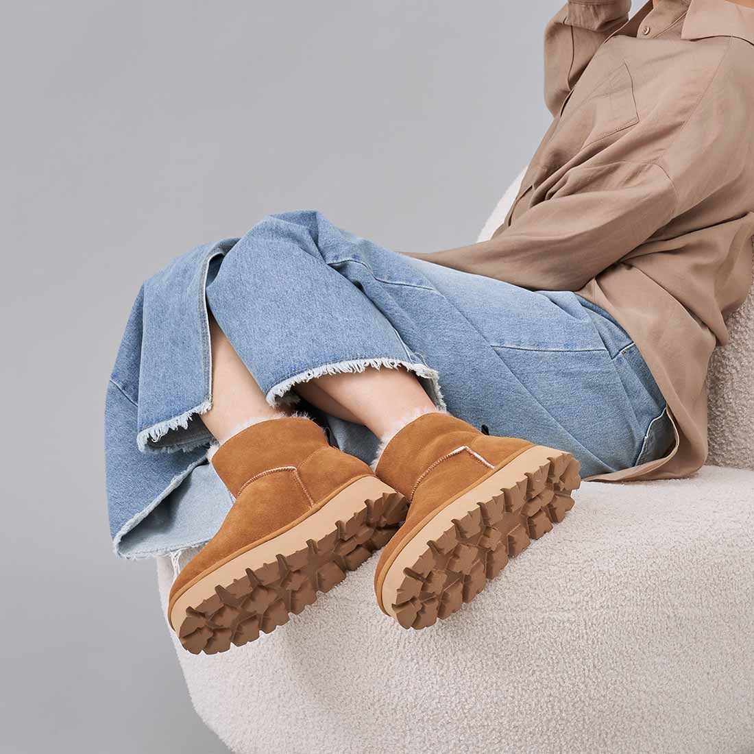 モード エ ジャコモ カリーノ MODE ET JACOMO carino 本革ムートン