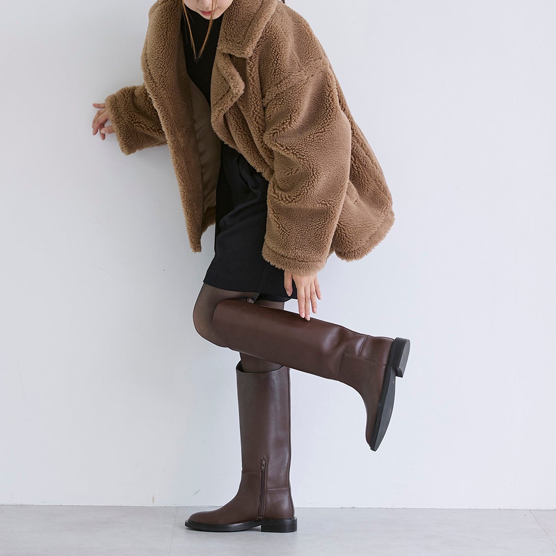 モード エ ジャコモ カリーノ MODE ET JACOMO carino レザーロング