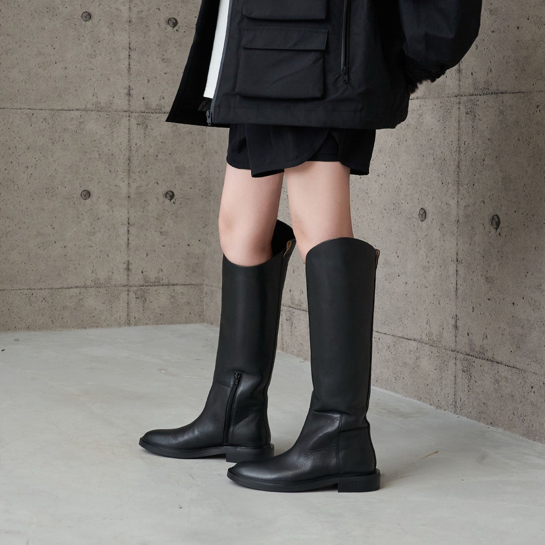 モード エ ジャコモ カリーノ MODE ET JACOMO carino レザーロング