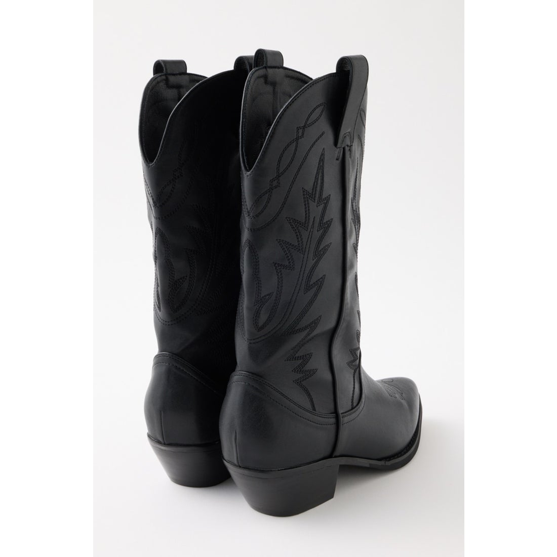MOUSSY WESTERN ブーツ BLK -ファッション通販 FASHION WALKER