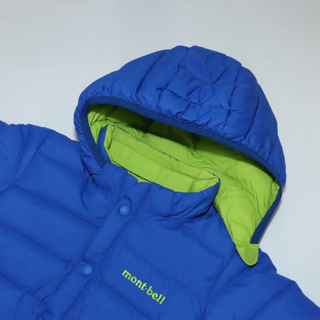 モンベル mont-bell ネージュダウン パーカ Baby's （ブルー