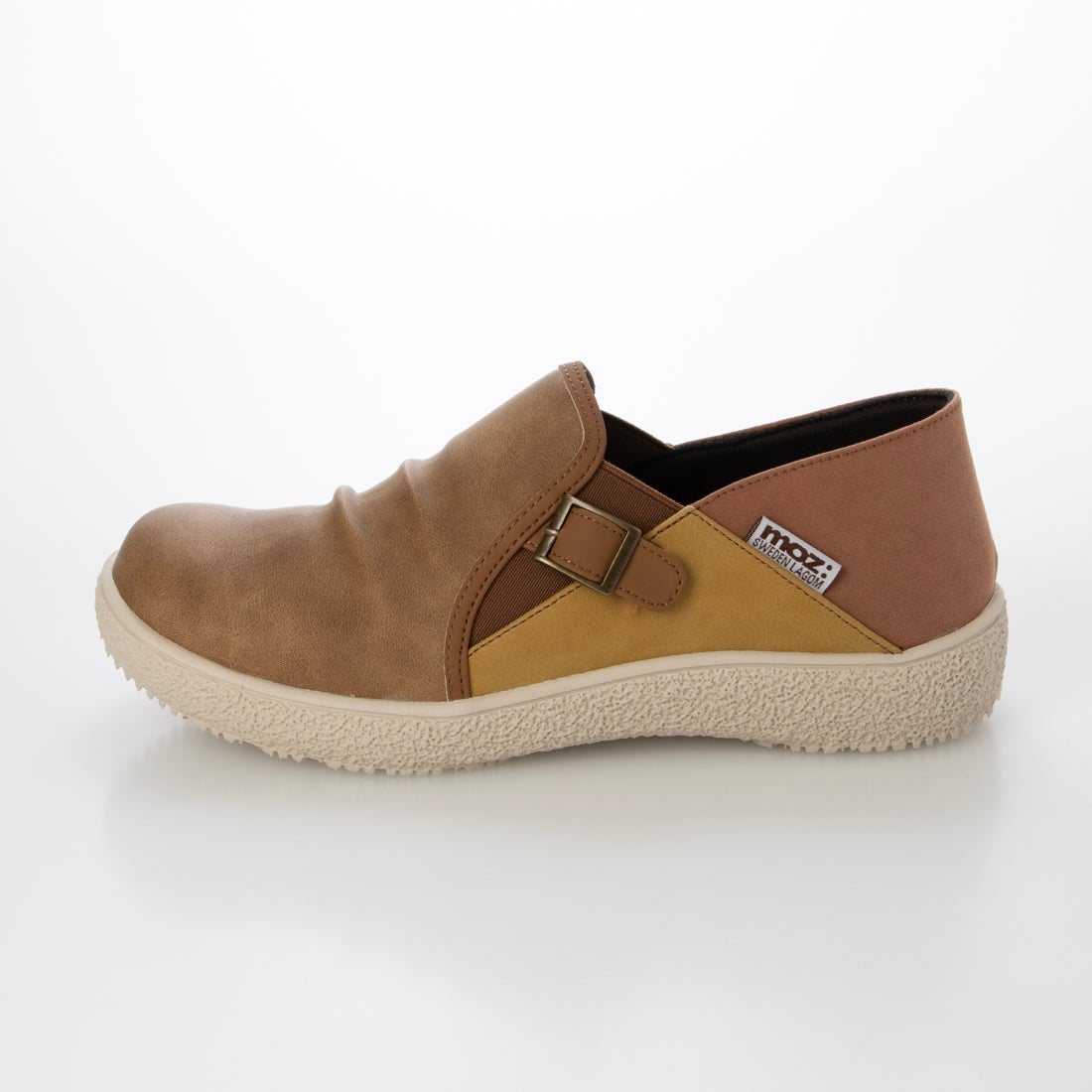 モズ moz 2WAY ベルトアクセント シャーリング カジュアルシューズ