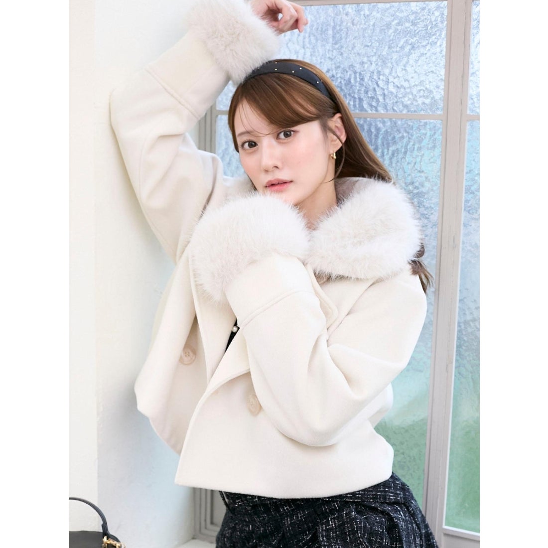 マジェスティックレゴン MAJESTIC LEGON マルチwayフェイクファー付