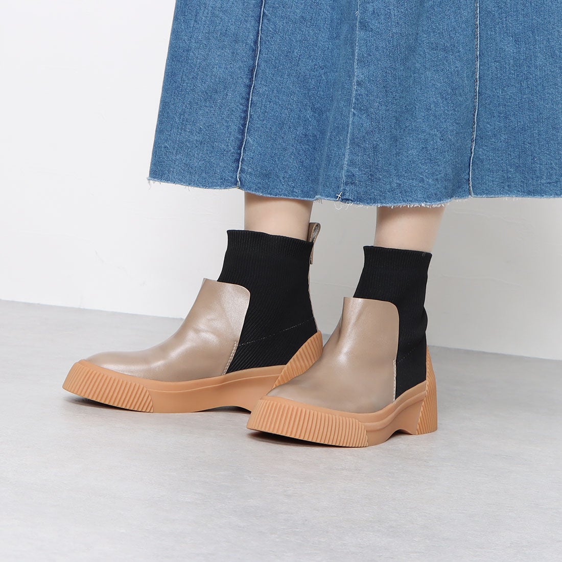 マナ MANA ショートブーツ （BL） -靴＆ファッション通販 ロコンド