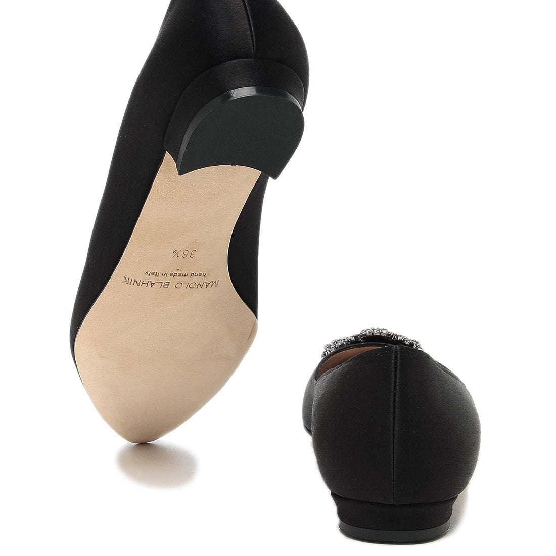 マノロブラニク MANOLO BLAHNIK パンプス ハンギシ フラットシューズ