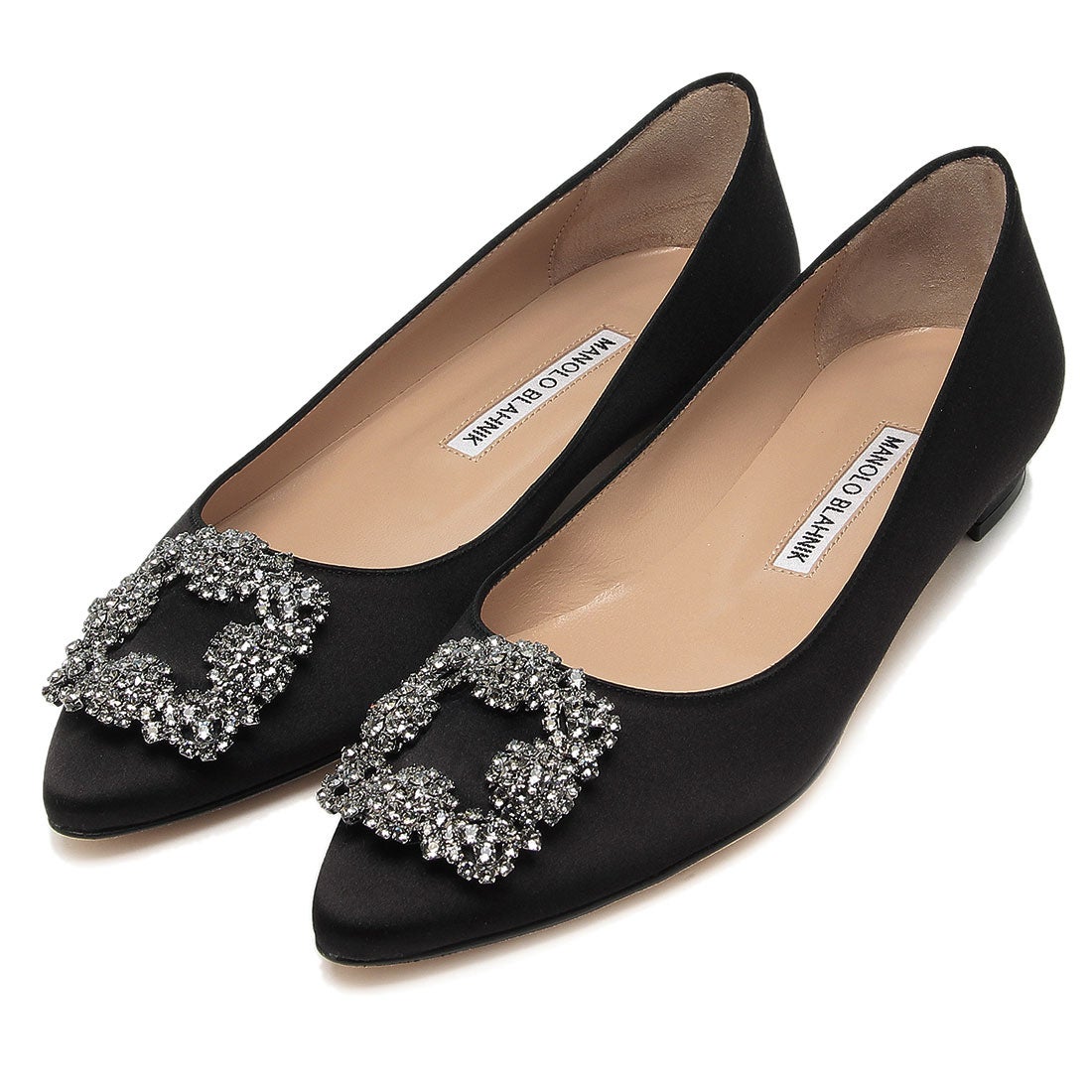 マノロブラニク MANOLO BLAHNIK パンプス ハンギシ フラットシューズ