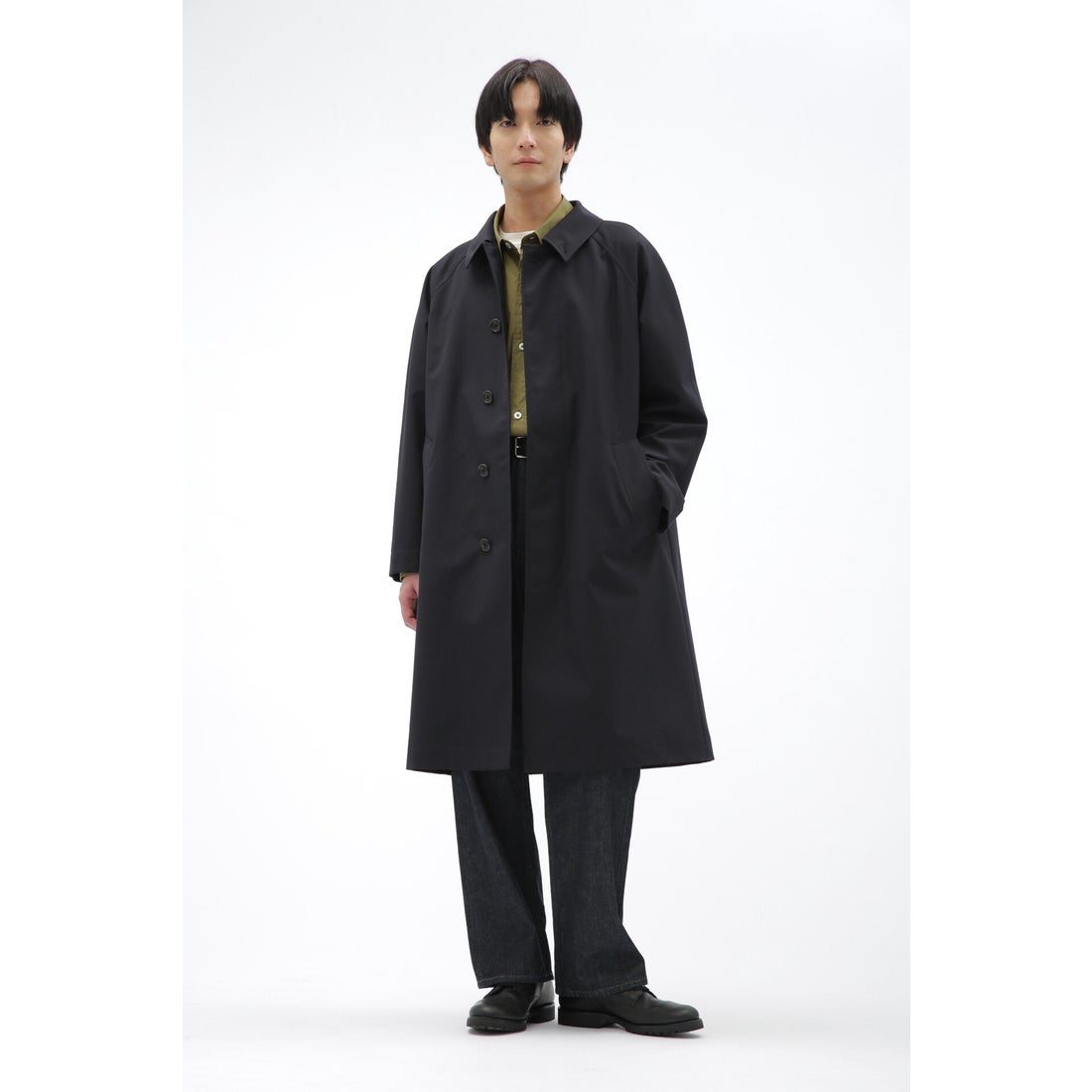 マーガレット・ハウエル MARGARET HOWELL DENSE WOOL COATING （DARK