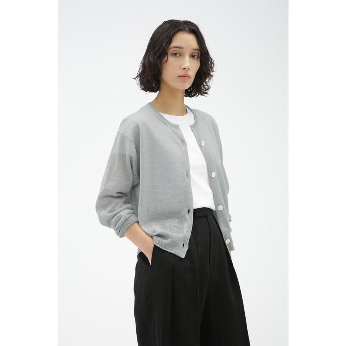 マーガレット・ハウエル MARGARET HOWELL FINE LINEN （PALE BLUE1