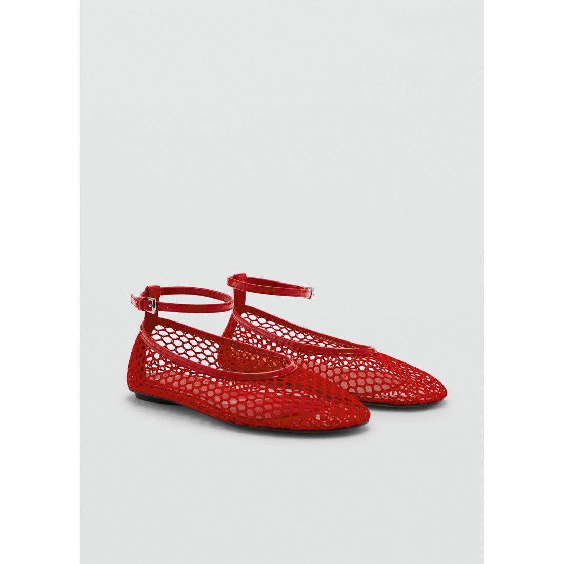 バレエシューズ .-- FIORA （レッド） -MANGO - マンゴ公式オンライン