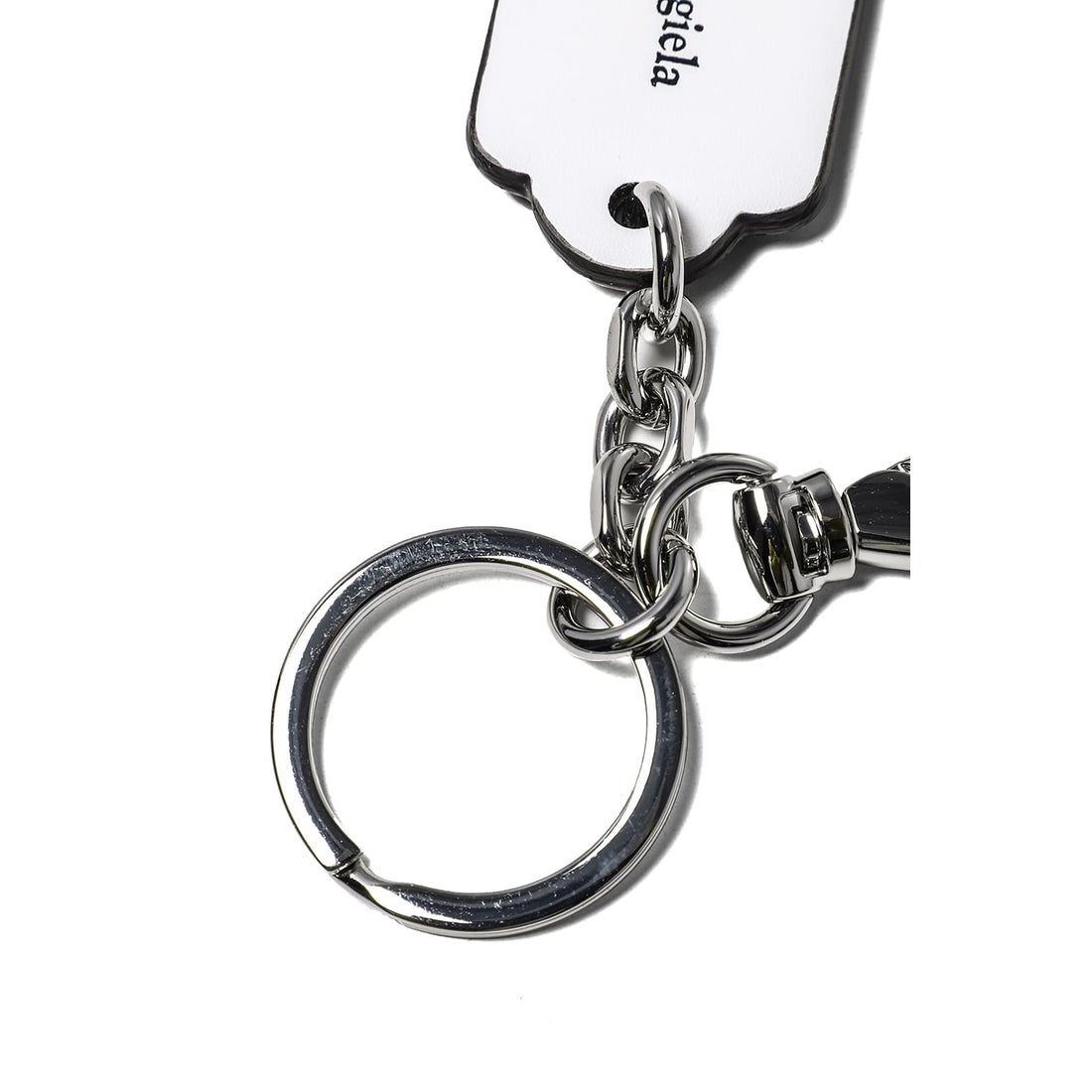 MAISON MARGIELA TAG KEY RING SMALL （Black/White） - Osaka / Kyoto