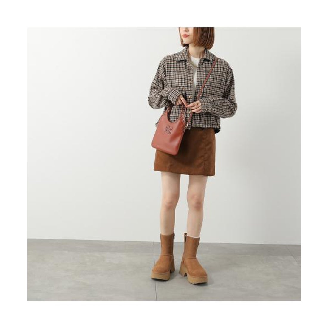 ミュウミュウ Miu Miu MIUMIU ショルダーバッグ 5BA281 2CRW レザー