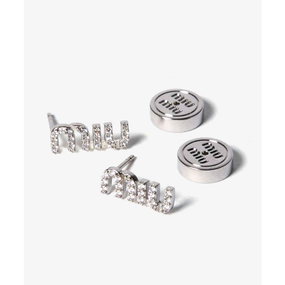 ミュウミュウ Miu Miu ミュウミュウ MIU MIU PIERCED EARRINGS