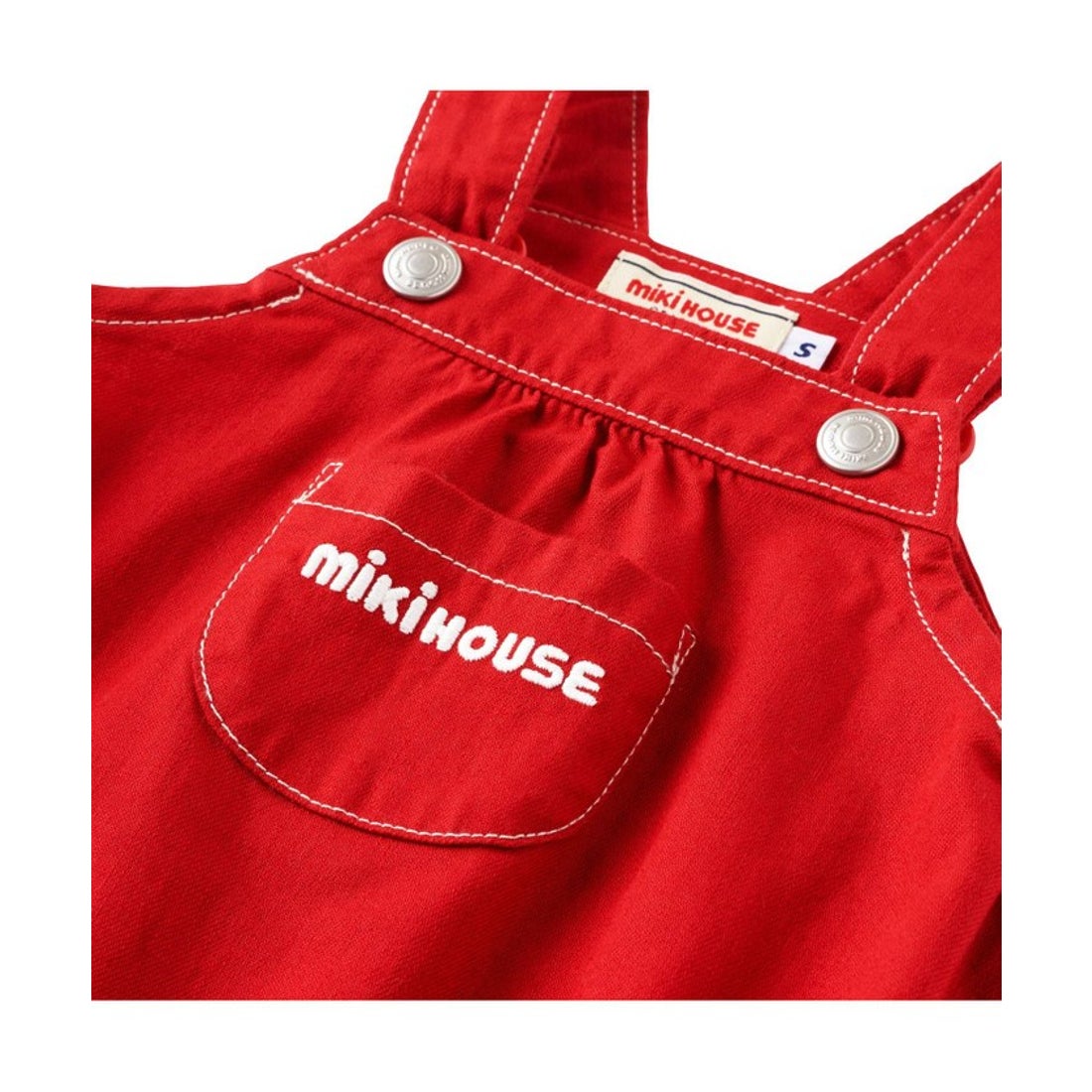ミキハウス MIKI HOUSE 【ミキハウス】 ロンパース （赤