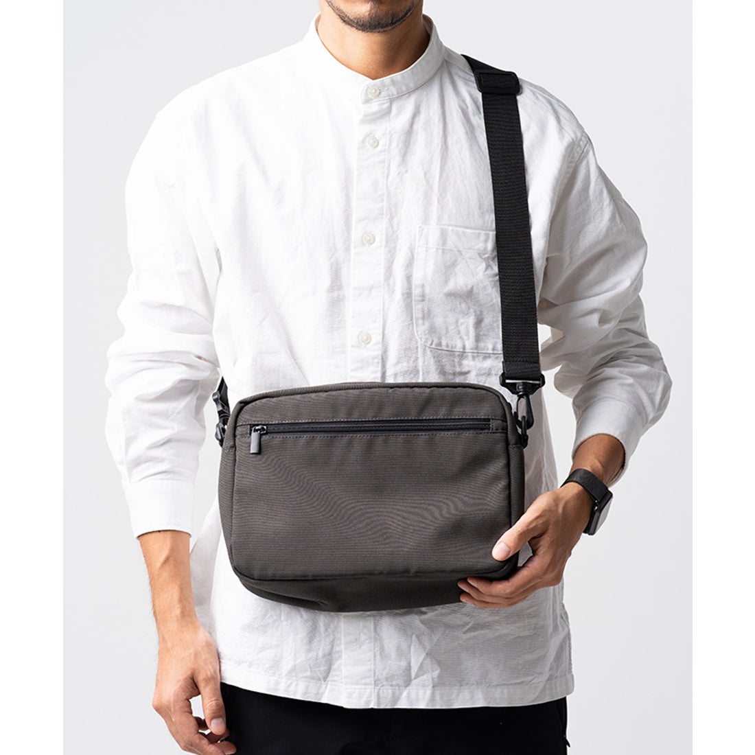 MURA サスティナブル RーPET 撥水抗菌 7ポケット 大容量 スクエア