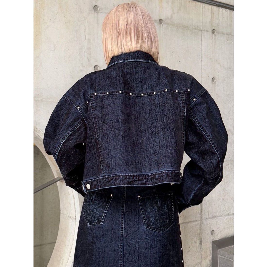 ムルーア MURUA フロッキーデニムジャケット【セット販売対象