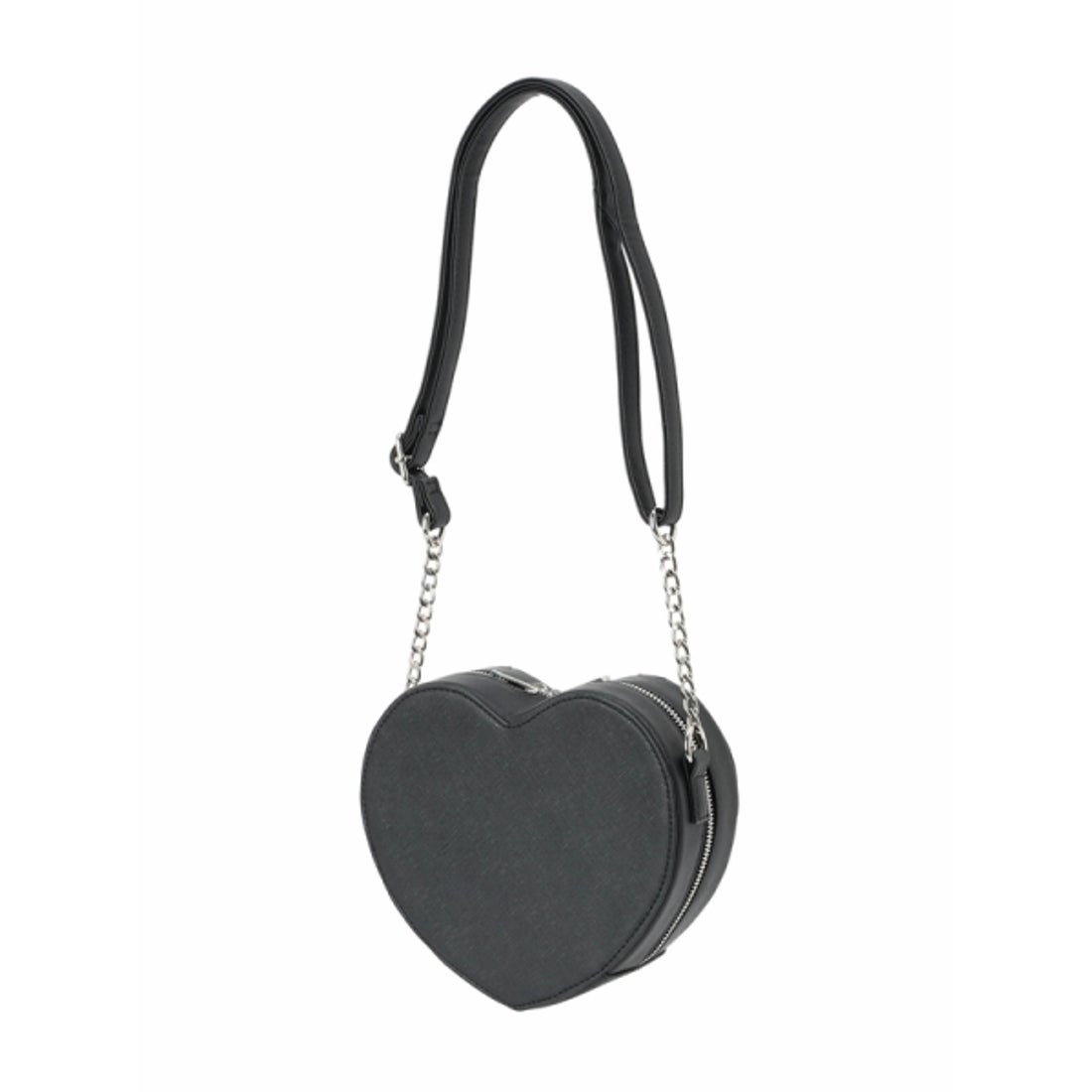 ノエミー NOEMIE チェーン付きハートショルダーバッグ （黒
