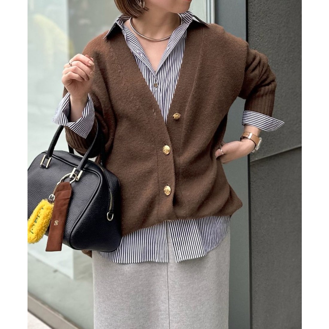 ノーリーズ NOLLEY'S ◇【WEB限定】カシミヤブレンド長めVネック