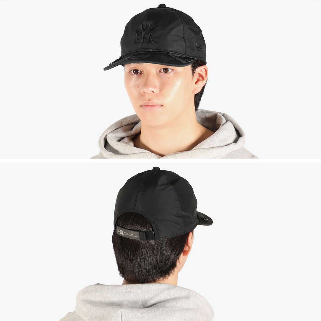 ニューエラ NEW ERA 正規取扱店 キャップ 黒 帽子 刺繍 抗菌 防水 防風