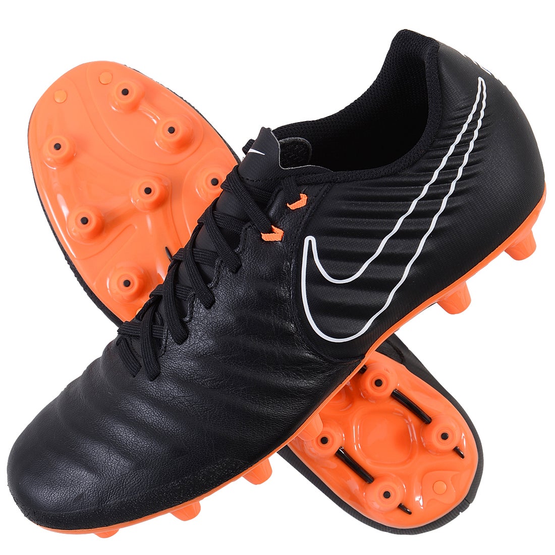 NIKE ナイキ レジェンド 7 アカデミー HG(ブラック×オレンジ） AH7252