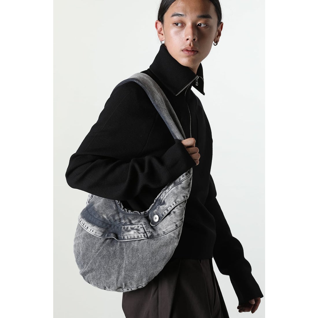 Omar Afridi Midi Lidia Bag （Gray） - Osaka / Kyoto, Ship