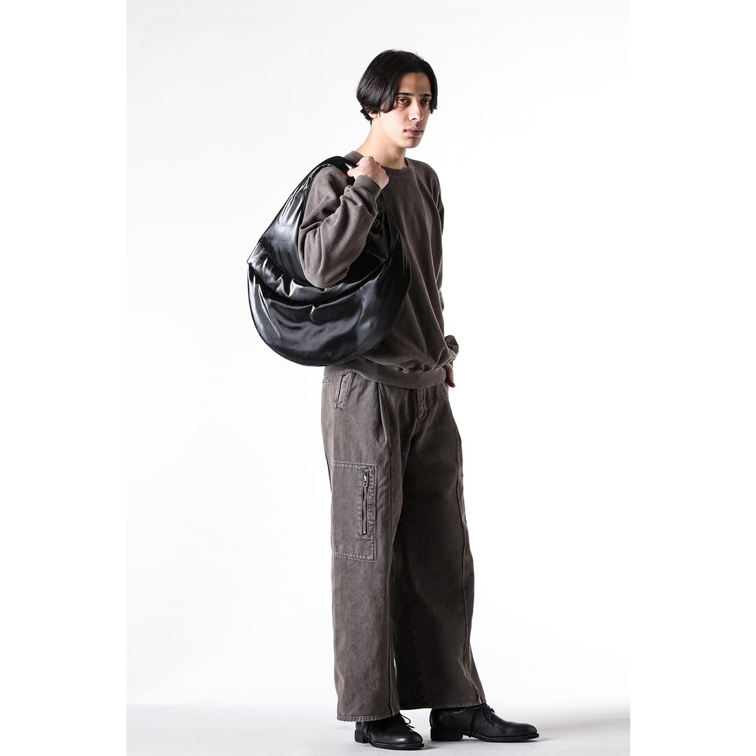 オマールアフリディ Omar Afridi Foamed Lidia Bag （Black） -FASCINATE