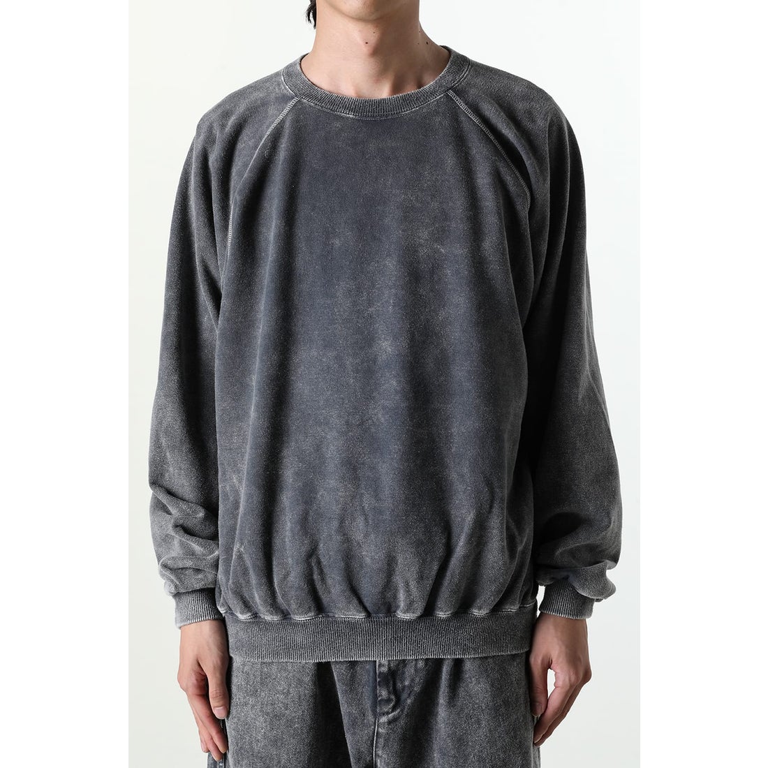 オマールアフリディ Omar Afridi Shabby Sweat shirt （Shabby Gray