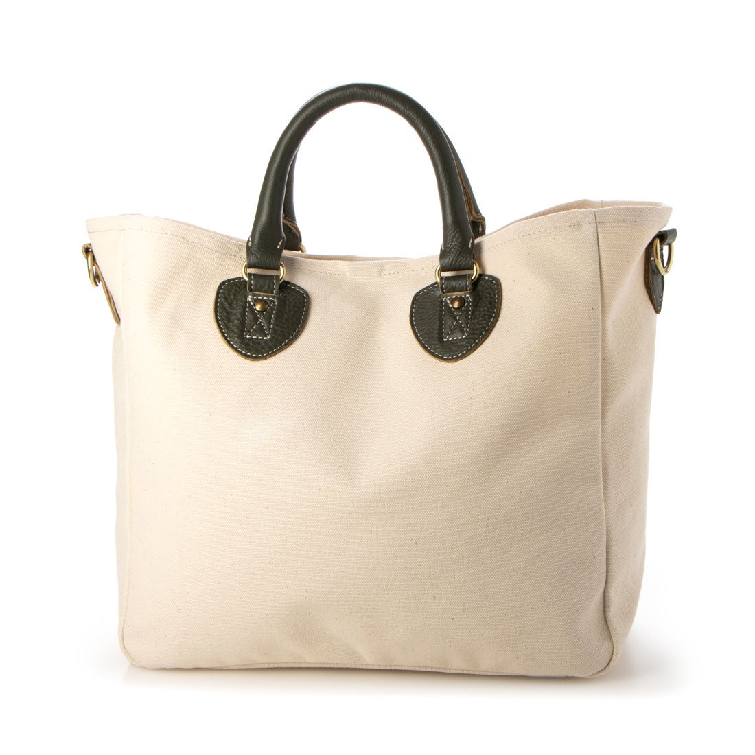 オティアス Otias 日本製8号帆布×シュリンクレザー2wayトートバッグ