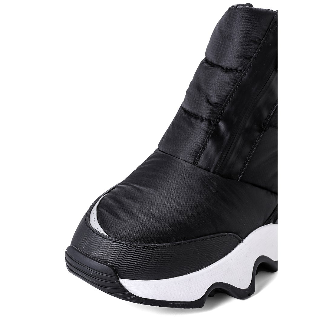 SOREL KINETIC IMPACT PUFFY ZIP WP (Waterproof) （Black/Black