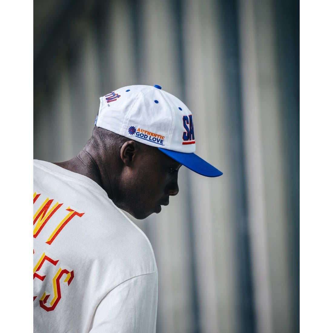 SAINT Mxxxxxx SAINT Cap White / Blue _ FASCINATE Osaka Japan