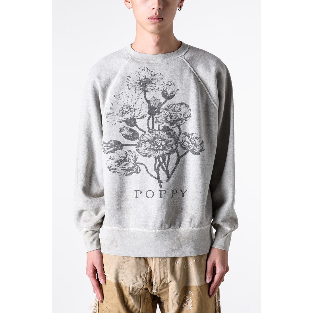 セントマイケル SAINT Mxxxxxx FLOWER Sweat shirt （Gray） 通販 大阪