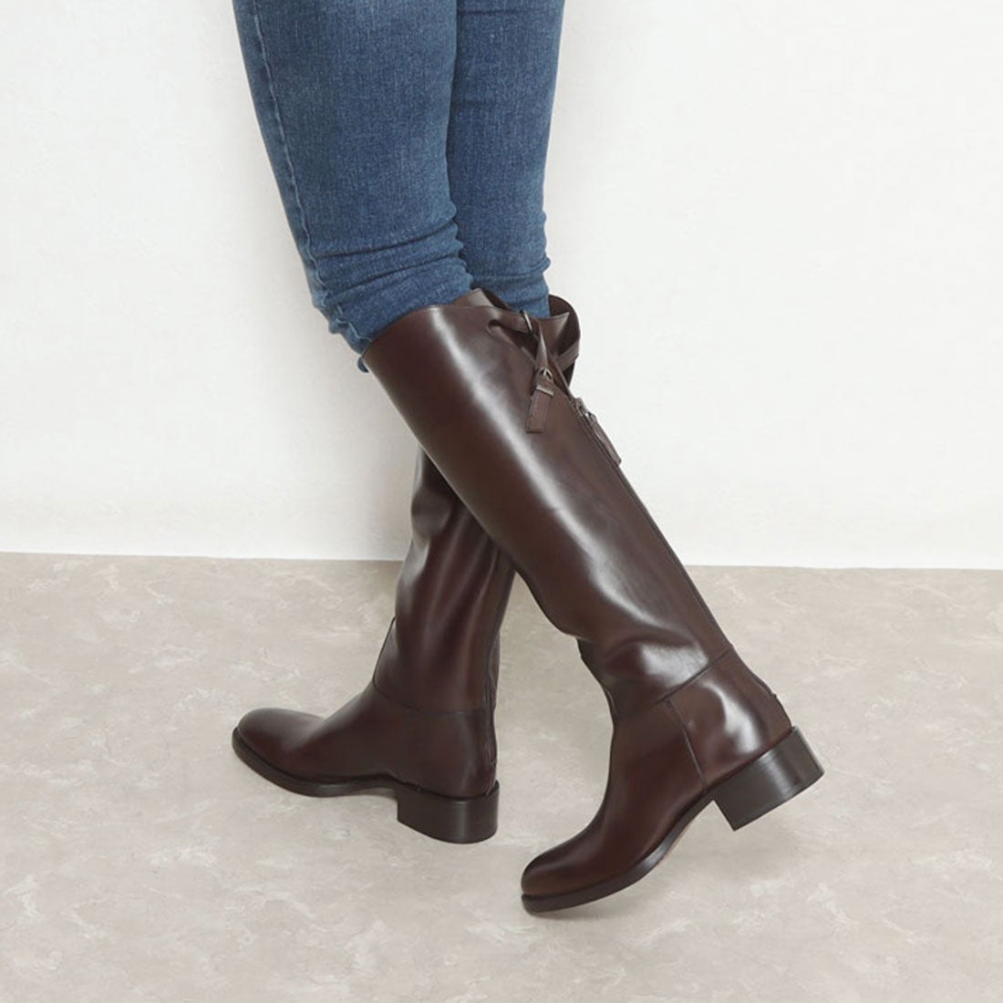 サルトル SARTORE クロスストラップバックジップロングブーツ