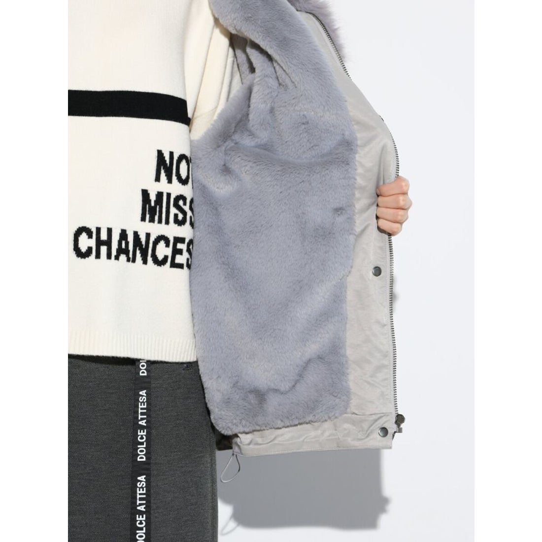 スコットクラブ SCOTCLUB ファーフーディモッズアウター （ライト