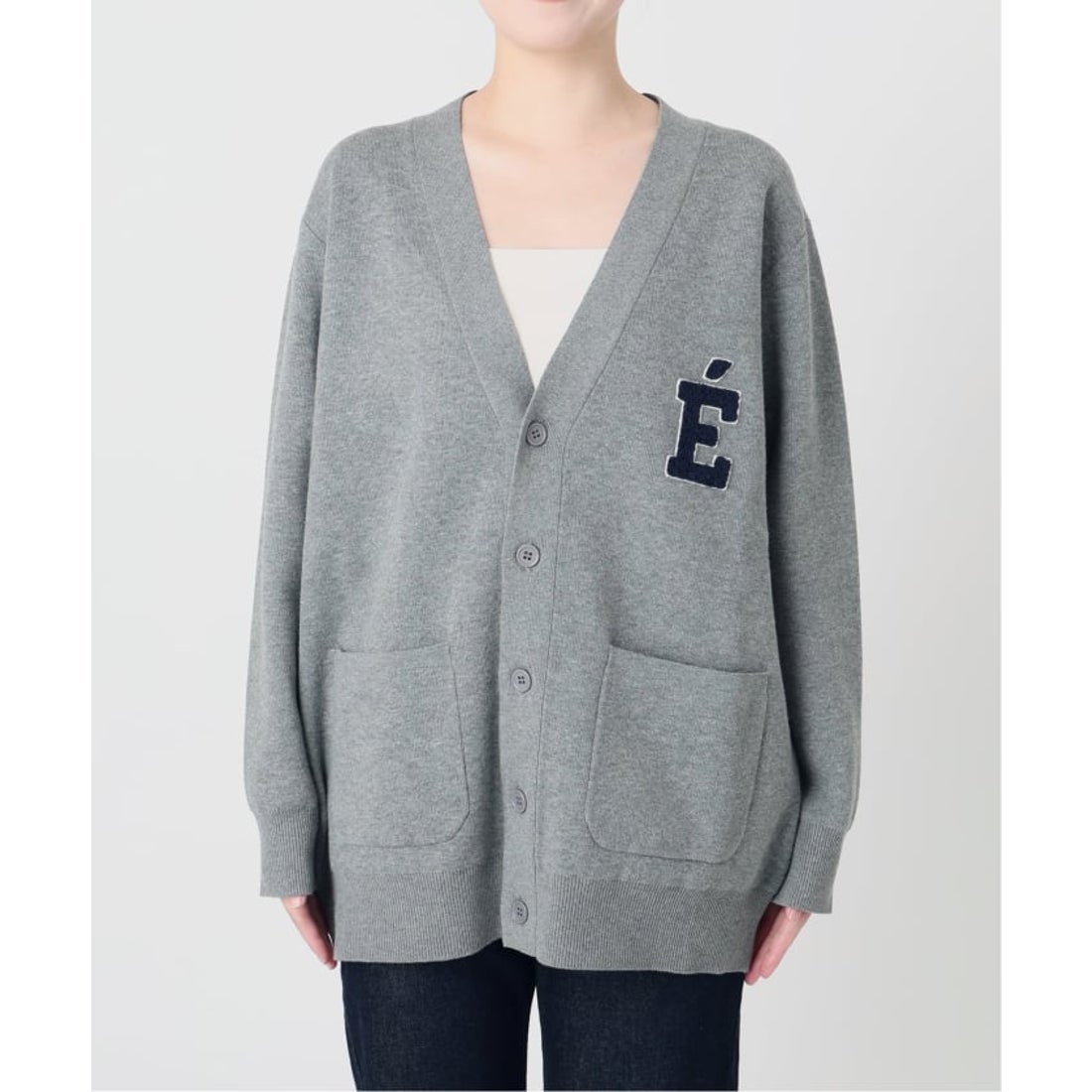 スローブ イエナ SLOBE IENA サガラ刺繍スウェットライクニット