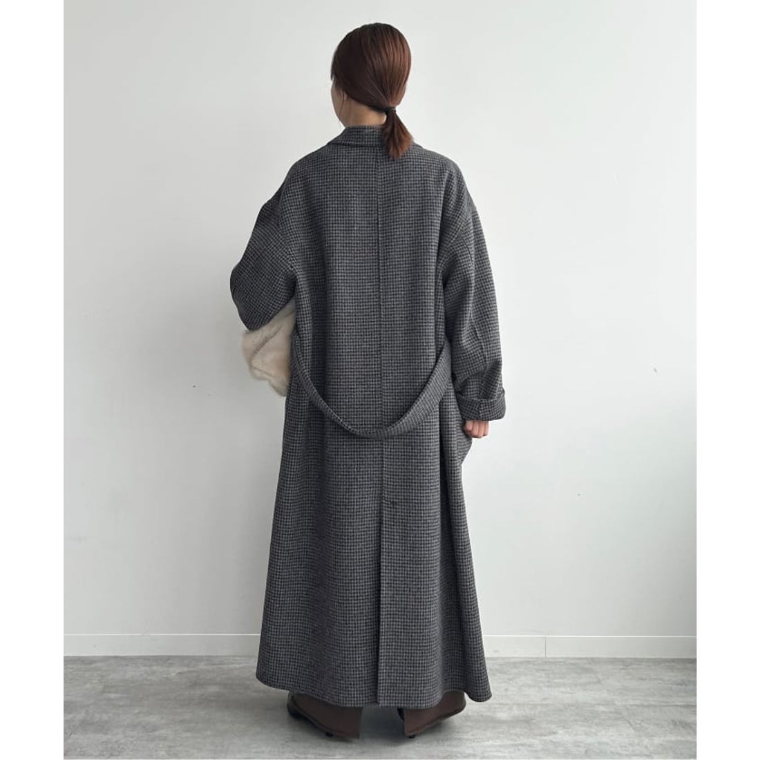 スローブ イエナ SLOBE IENA souple wool ダブルフェイスロングコート