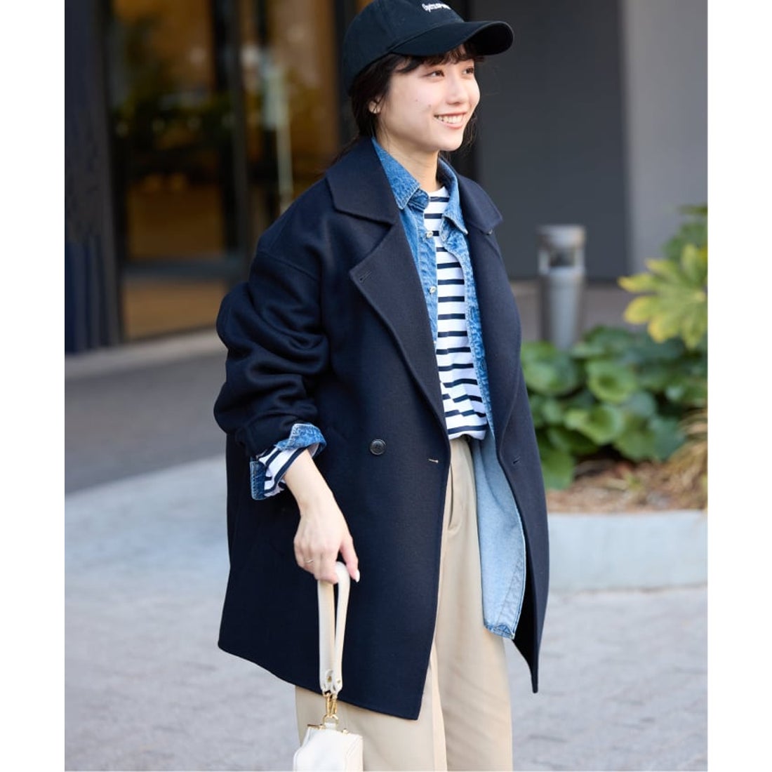 スローブ イエナ SLOBE IENA 《追加》souple wool ダブルフェイス