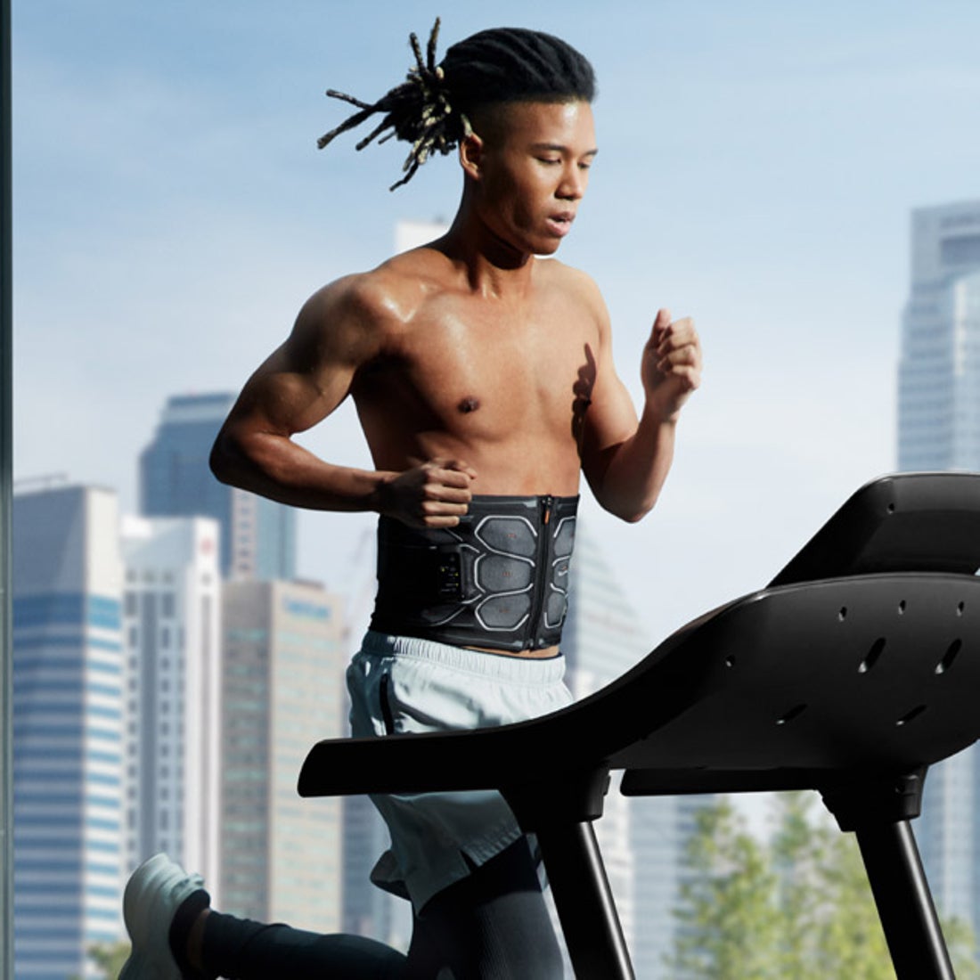 Powersuit Core Belt グレー/イエロー フリーサイズ Powersuit Core