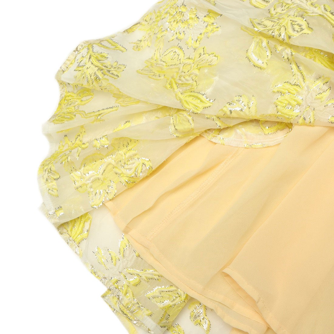 Sister Jane Gloss Floral Mini Smock Dress （YELLOW） -靴