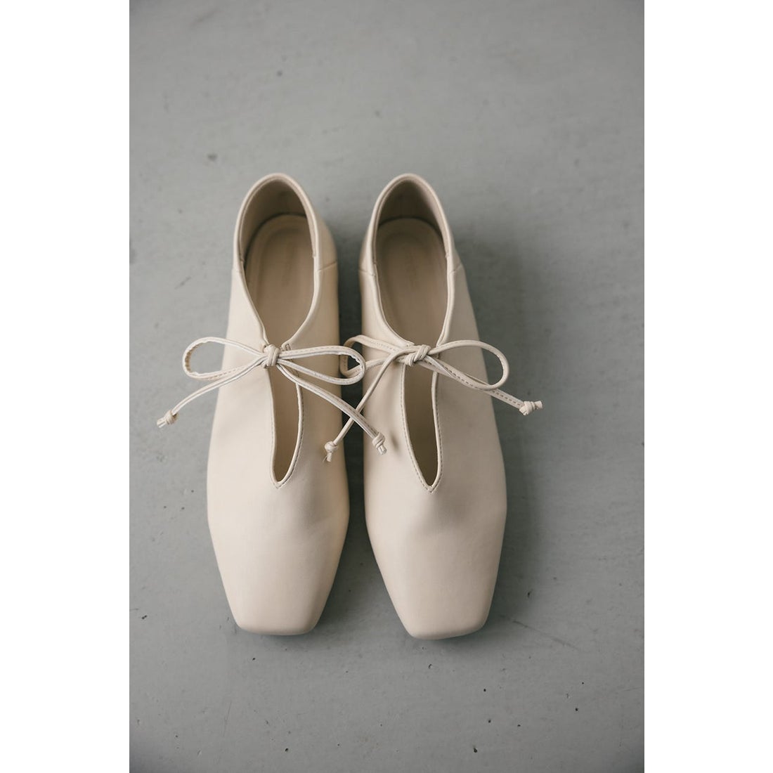 STYLEMIXER レースアップフラットシューズ BLK -ファッション通販