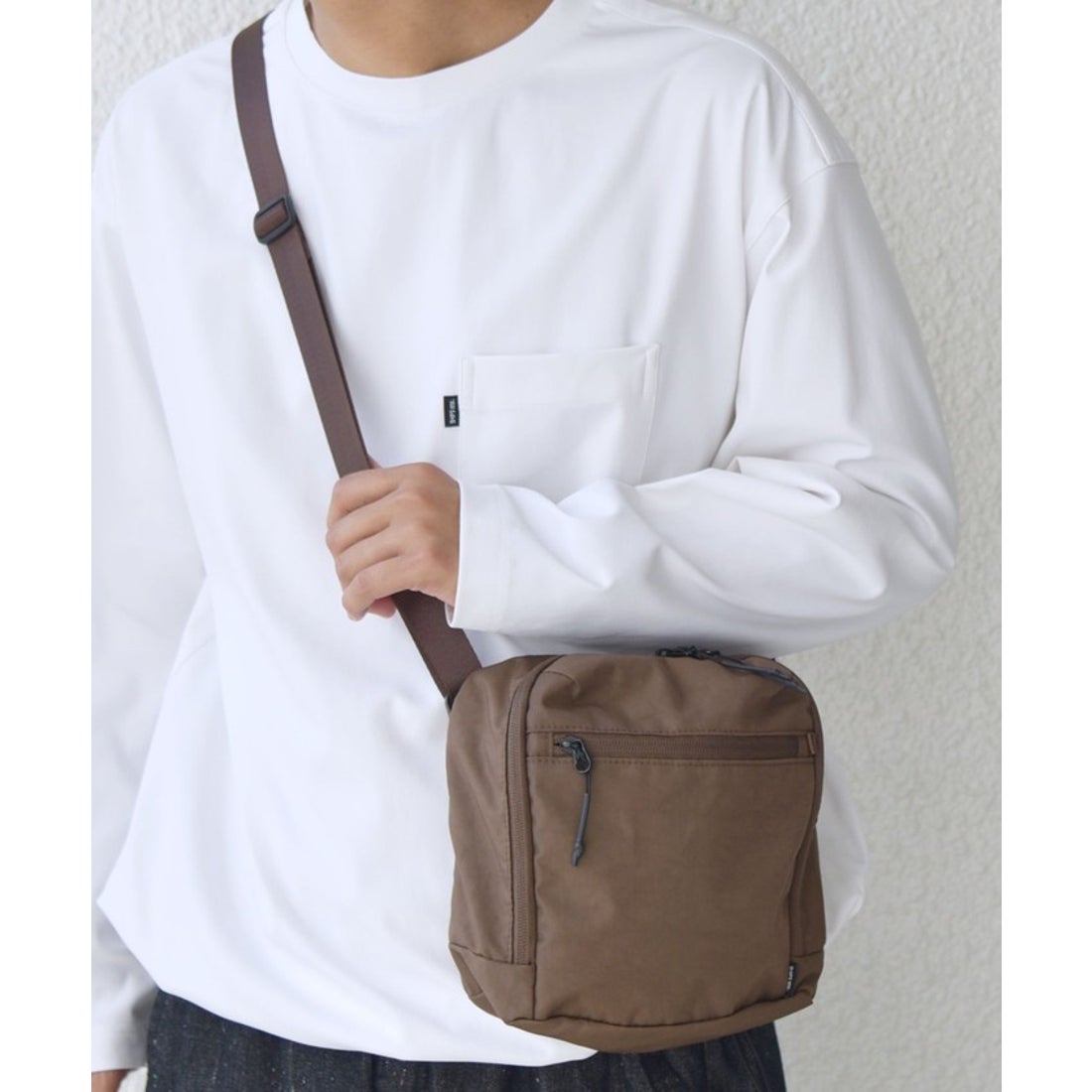 シップス エニィ SHIPS any SHIPS any: ナイロン スクエア ミニ