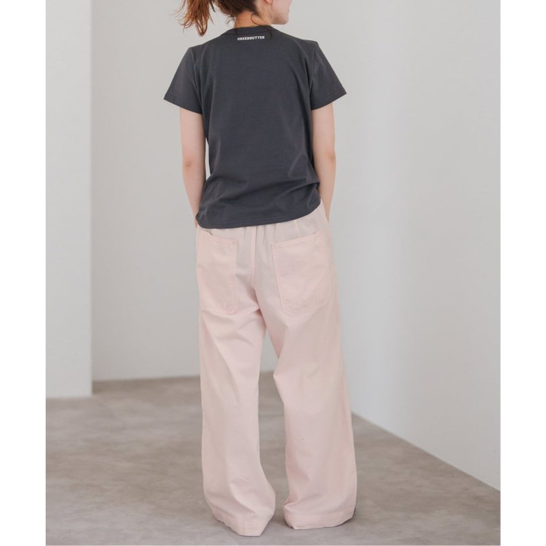 スピック＆スパン Spick & Span 《追加》ギャザーチノ （ピンク