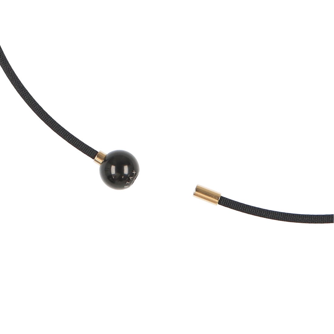 ファイテン Phiten RAKUWAネック メタックス ミラーボール （ブラック