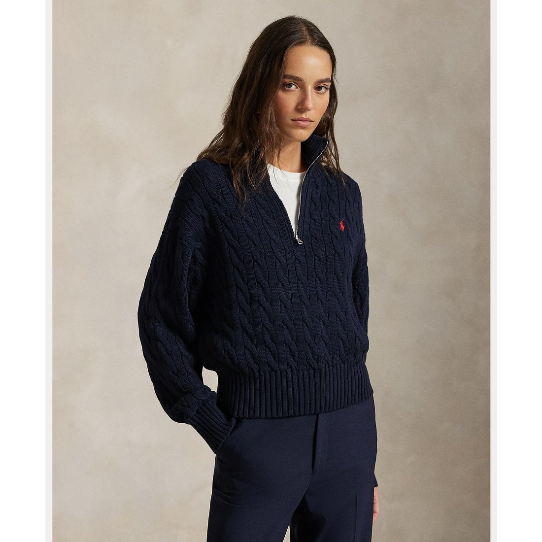 ポロ ラルフ ローレン POLO RALPH LAUREN ケーブルニット コットン