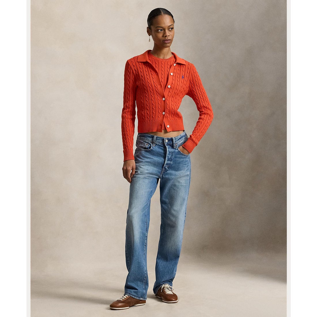 ポロ ラルフ ローレン POLO RALPH LAUREN ケーブルニット コットン