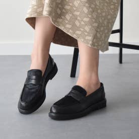 パスクッチ PASCUCCI レザーベーシックローファー （ブラック