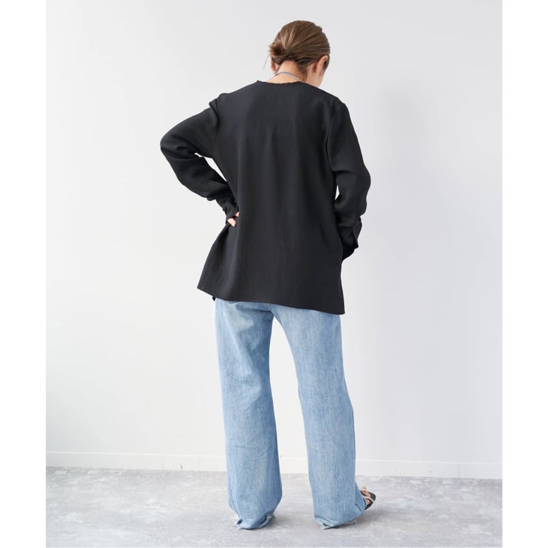 プラージュ Plage 《追加予約》R'IAM ノーカラーシャツ （ナチュラル