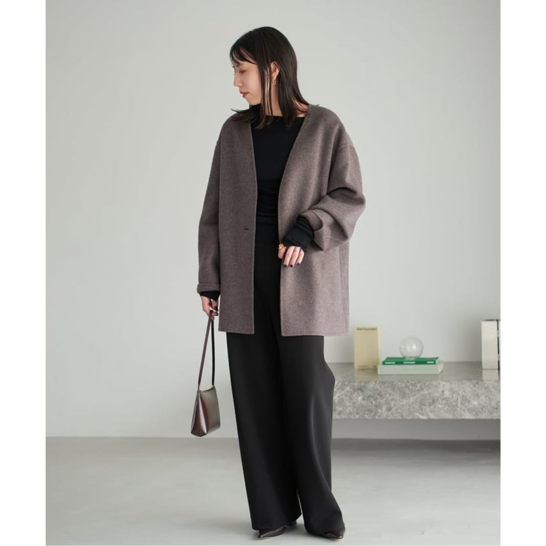 プラージュ Plage HAMILTON Cardigan コート （グレー