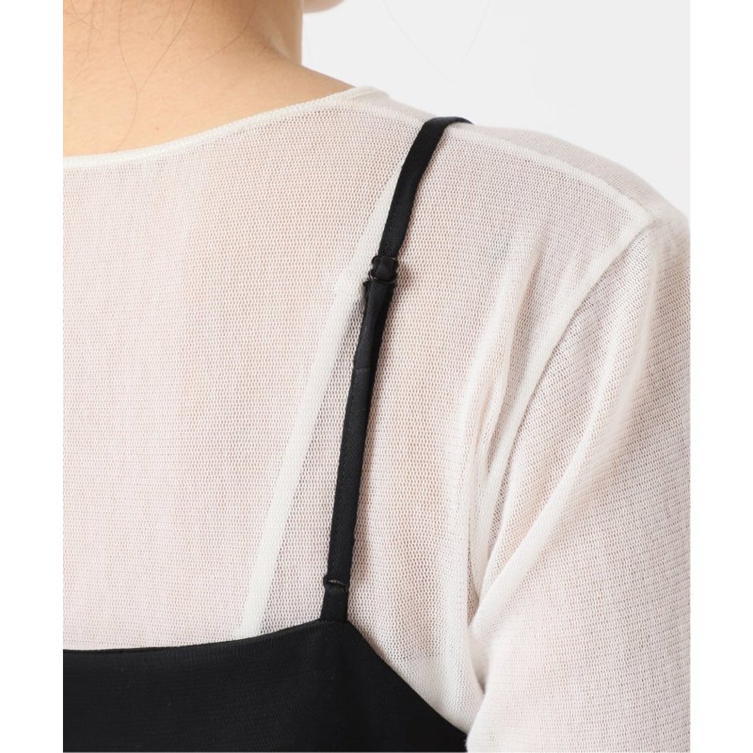 プラージュ Plage 《追加》fibril linen 混 キャミソール （ブラック