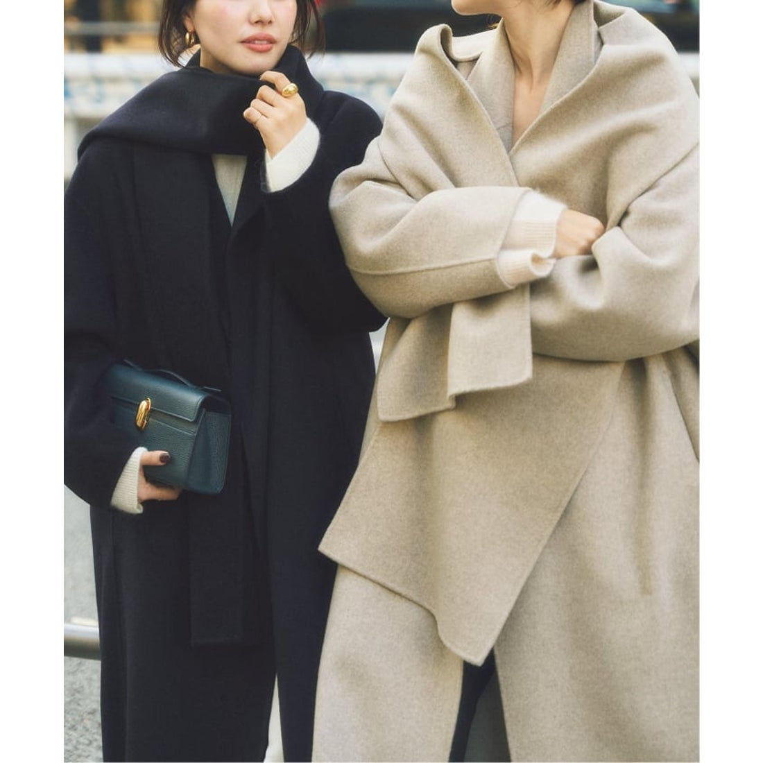 プラージュ Plage 《追加》ハミルトン ストール コート （ブラック