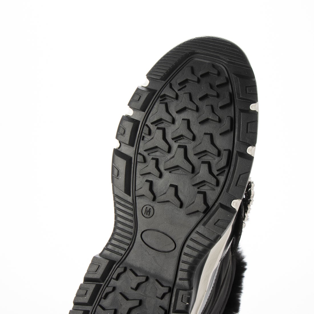 プラスダイアナ ＋diana クリスタルバックル ミドル丈スノーブーツ